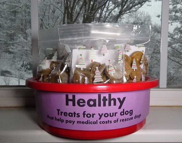 dog treats in a bowl