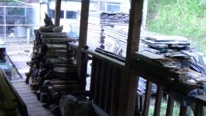 Firewood Pile Begun 150914