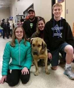 Lancelot's new family, pet adoption